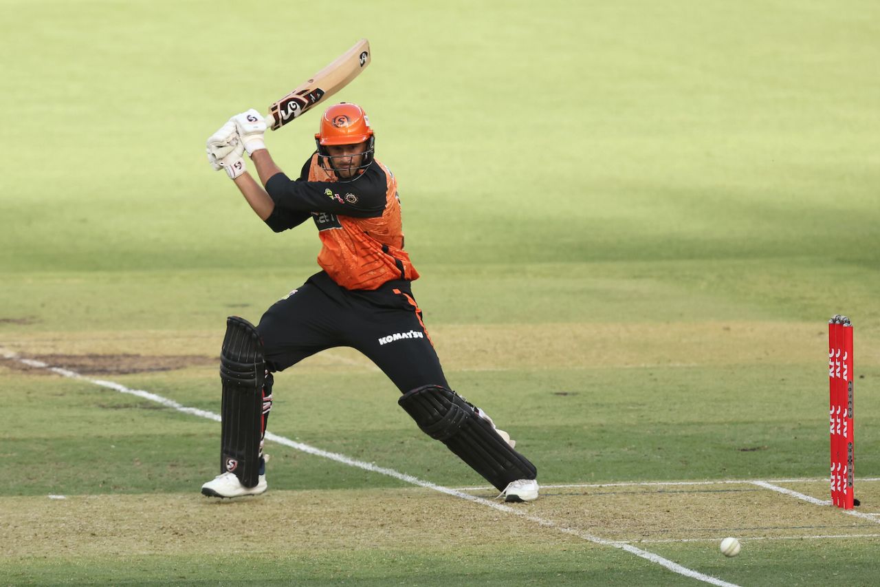 Ashton Agar's 51* off 30 balls lifted the hosts to 147 from 67 for 5, Perth Scorchers vs Melbourne Renegades, BBL, Perth, January 7, 2024
