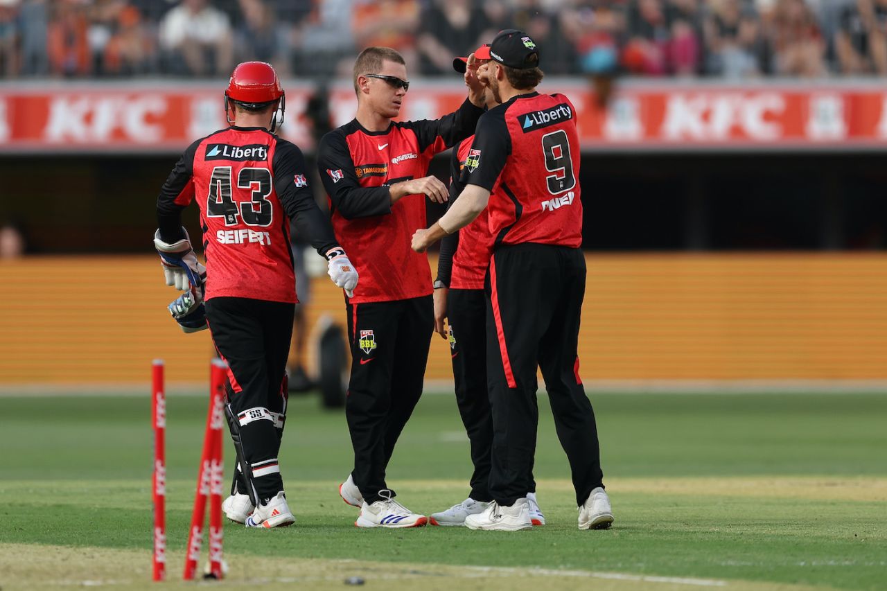 Adam Zampa took 3 for 27, Perth Scorchers vs Melbourne Renegades, BBL, Perth, January 7, 2024