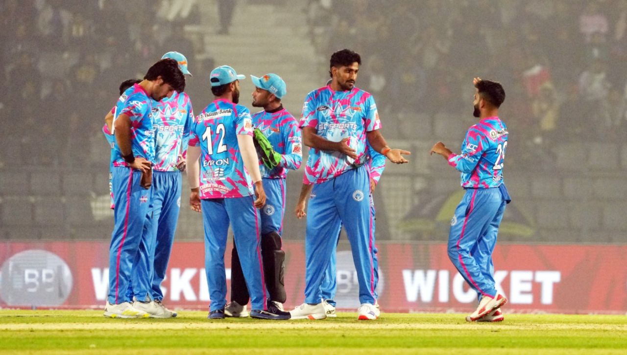 Khaled Ahmed was the most effective of the Chittagong Kings bowlers with figures of 4-0-21-3, Dhaka Capitals vs Chittagong Kings, Bangladesh Premier League, BPL 2024-25, Sylhet, January 9, 2025