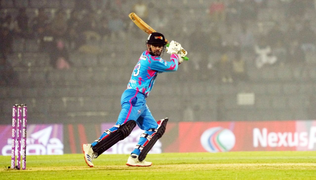 Usman Khan laid the platform for Chittagong Kings with 55 off 33, Dhaka Capitals vs Chittagong Kings, Bangladesh Premier League, BPL 2024-25, Sylhet, January 9, 2025