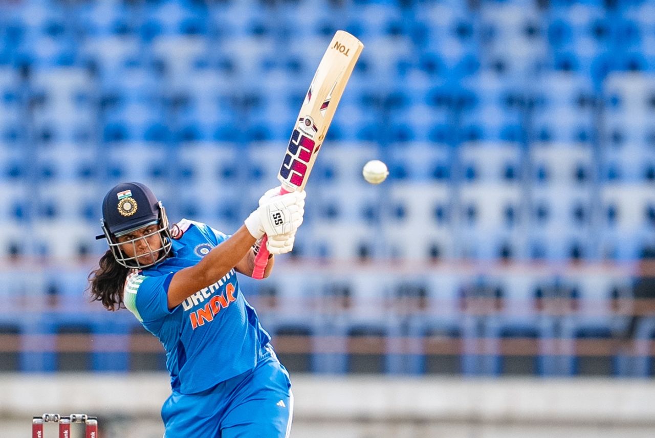 Tejal Hasabnis played a counterattacking knock, India vs Ireland, 1st ODI, Rajkot, January 10, 2025
