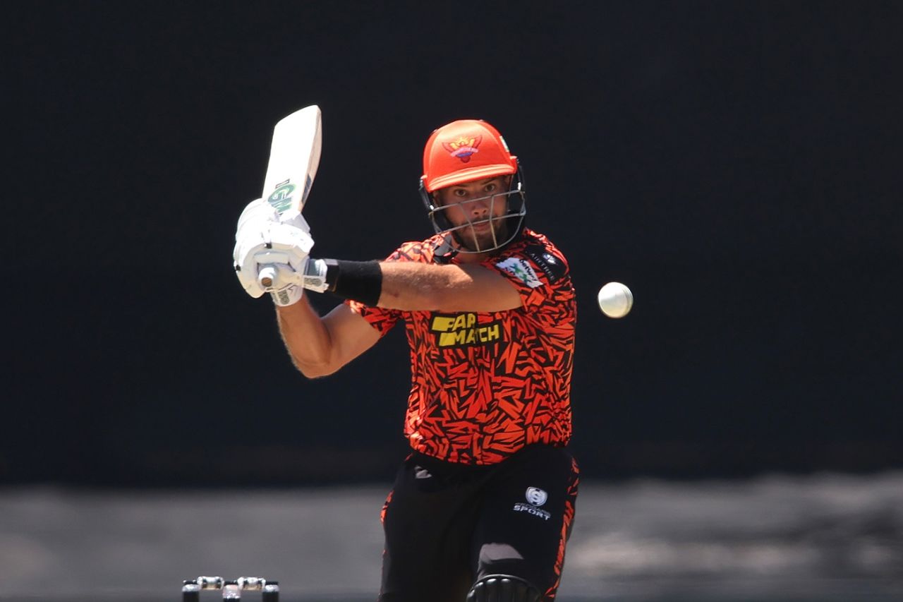 Aiden Markram attempts to pull, Paarl Royals vs Sunrisers Eastern Cape, SA20, Paarl, January 11, 2025