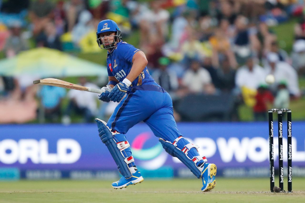 Delano Potgieter teed off for the second time in two games to boost MI Cape Town, Joburg Super Kings vs MI Cape Town, SA20 2025, Johannesburg, January 11, 2025
