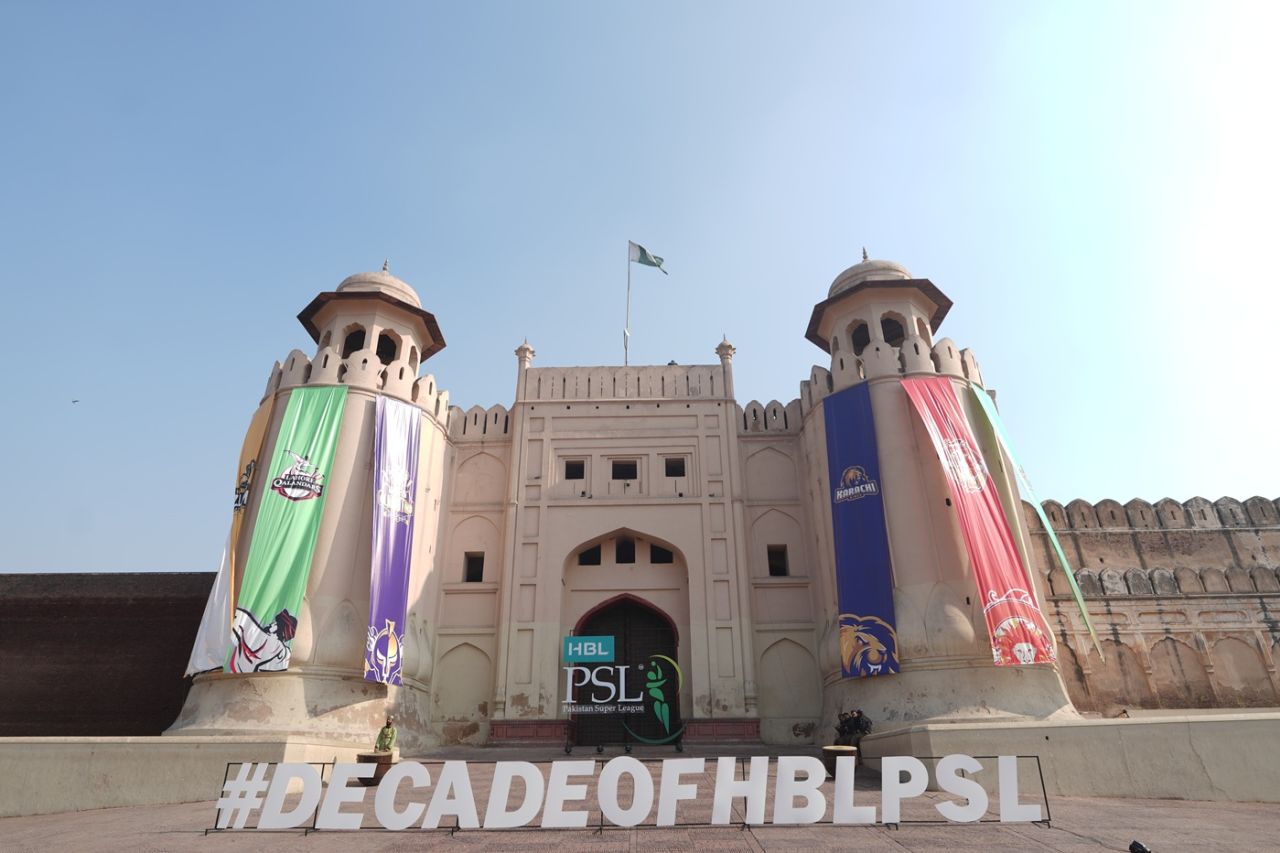 The Lahore Fort was the backdrop for the PSL draft, Lahore, January 13, 2025