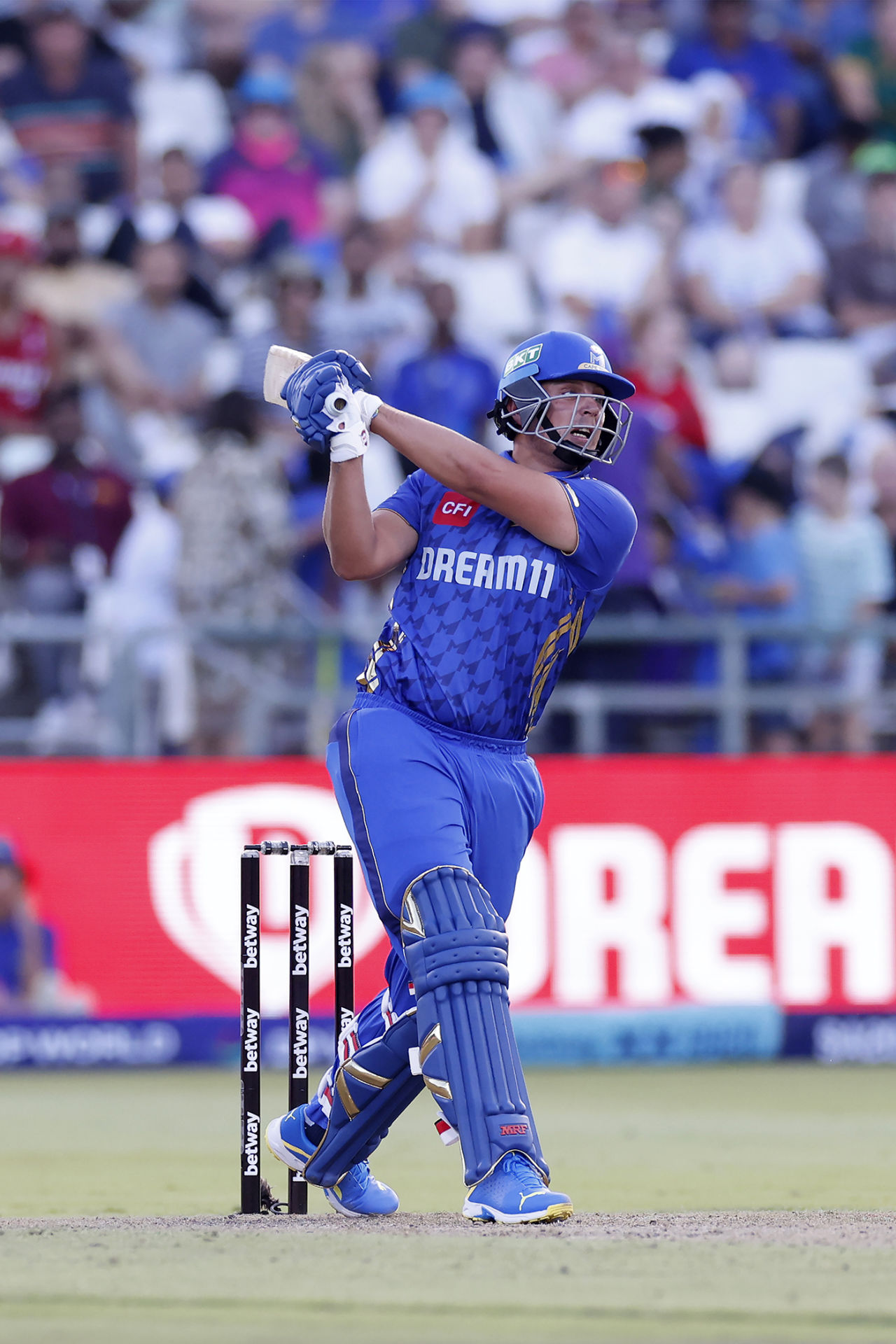 Delano Potgieter added useful runs at the death, MI Cape Town vs Paarl Royals, SA20, Cape Town, January 13, 2025