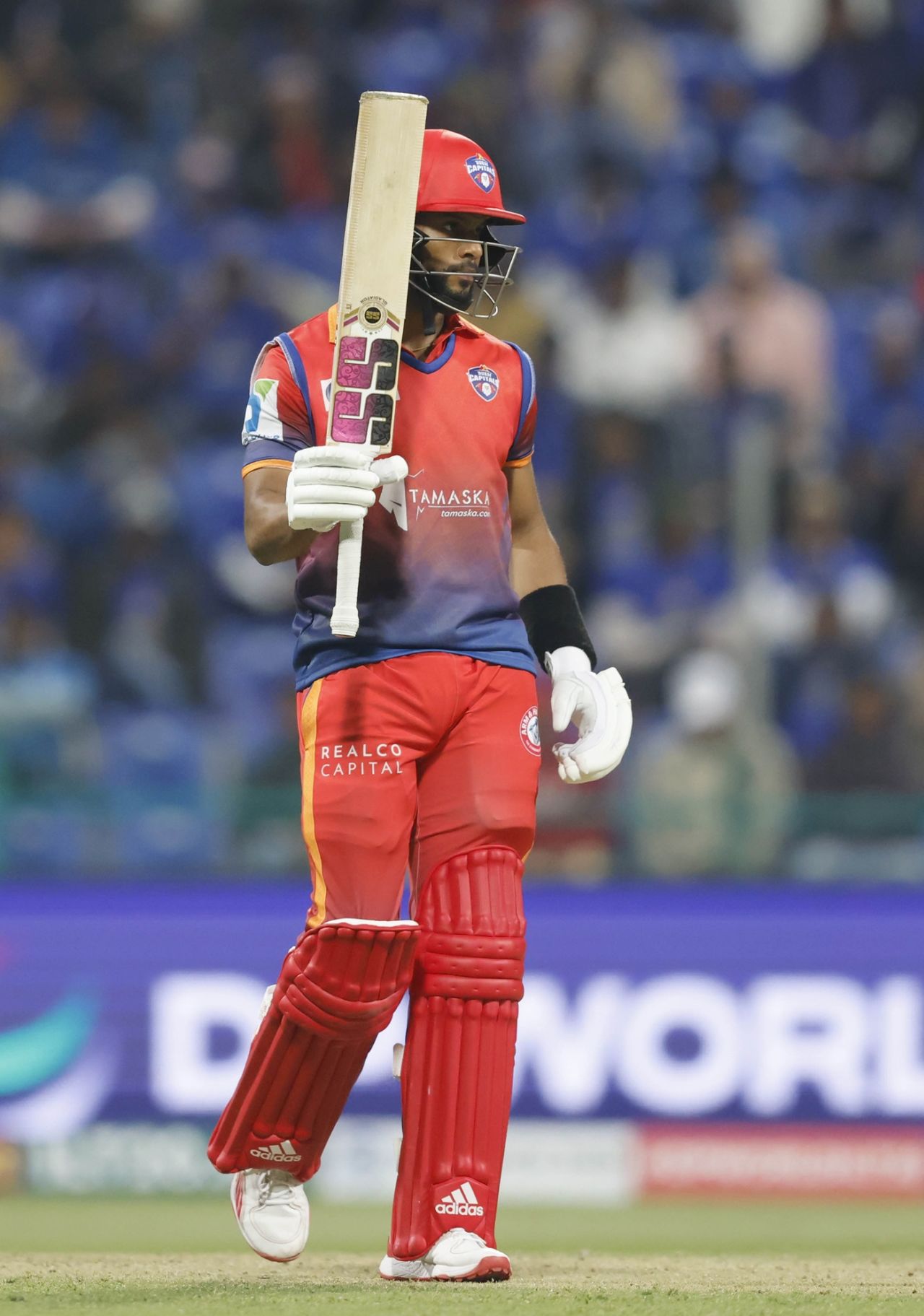 Shai Hope notched up a fine century, Dubai Capitals vs MI Emirates, Abu Dhabi, ILT20 2025, January 13, 2025