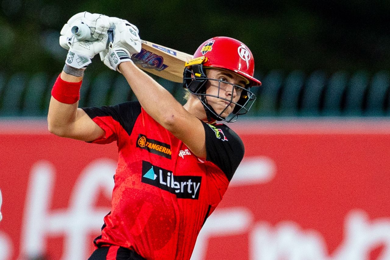 Jacob Bethell smashed 87 off 50 balls, Hobart Hurricanes vs Melbourne Renegades, BBL 2024-25, Hobart, January 14, 2025