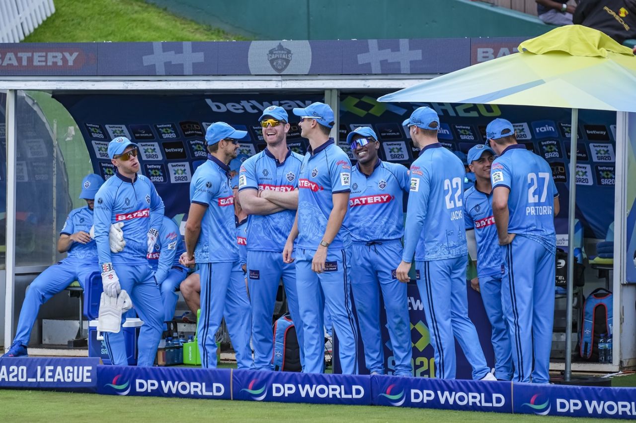 Pretoria Capitals are all smiles after a splendid bowling show, Pretoria Capitals vs Sunrisers Eastern Cape, SA20, Centurion, January 14, 2025