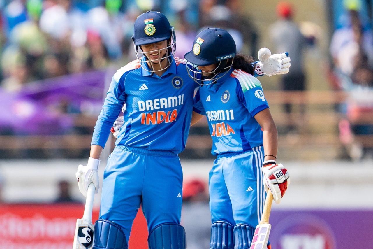 Smriti Mandhana and Pratika Rawal scored quick centuries and smashed a number of records along the way, India vs Ireland, 3rd ODI, Rajkot, January 15, 2025