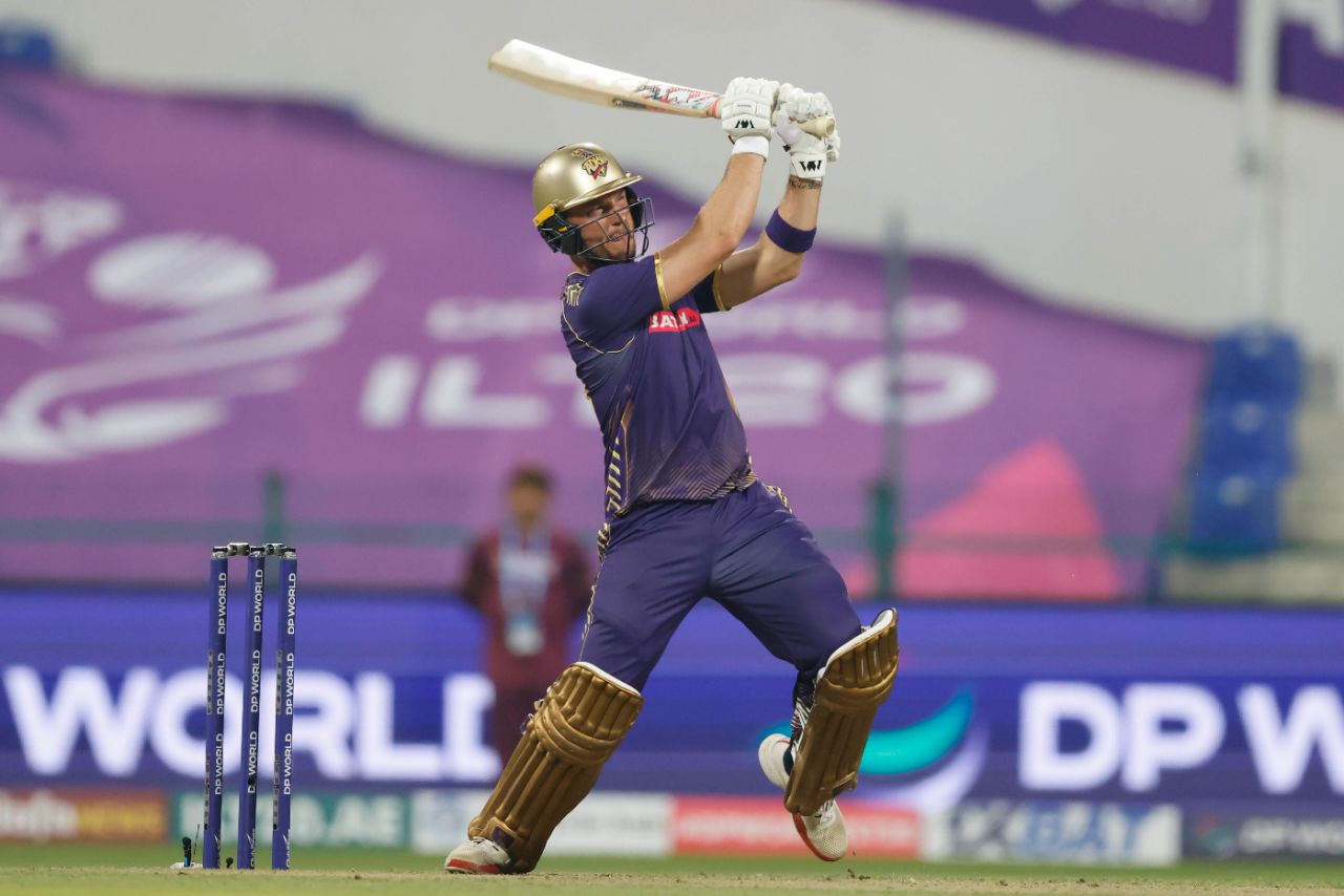 Laurie Evans top scored for Abu Dhabi Knight Riders with an unbeaten 39 off 31, Abu Dhabi Knight Riders vs Sharjah Warriorz, Abu Dhabi, ILT20 2025, January 15, 2025