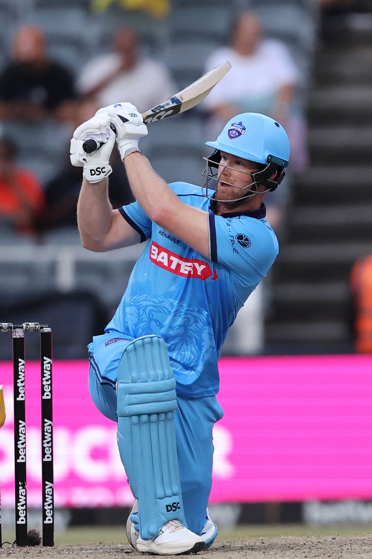 James Neesham gets down to slog-sweep, Joburg Super Kings vs Pretoria Capitals, SA20, Johannesburg, January 16, 2025