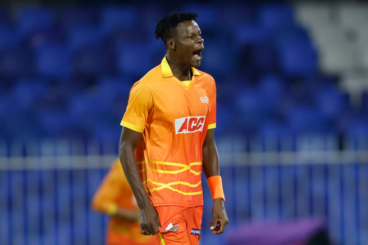 Blessing Muzarabani struck the first blow for Gulf Giants, Dubai Capitals vs Gulf Giants, ILT20 2025, January 18, 2025