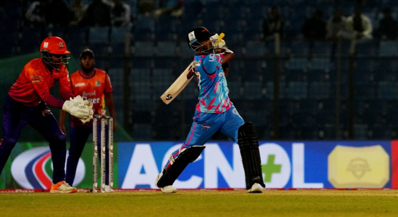 Naeem Islam laid the platform for Chittagong Kings' big win with 56 off 41, Chittagong Kings vs Durbar Rajshahi, Chattogram, Bangladesh Premier League, BPL 2024-25, January 20, 2025