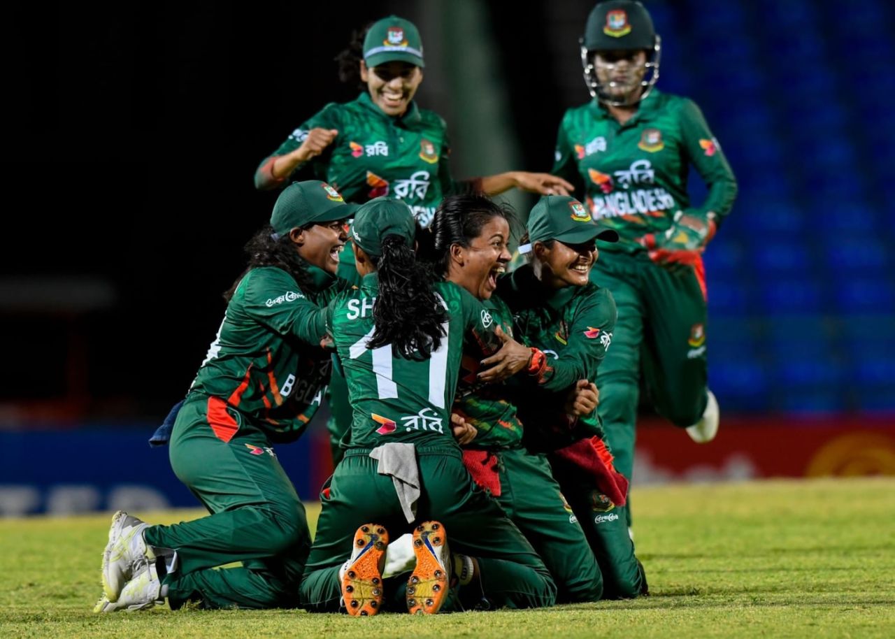 Nahida Akter dented West Indies' top order, West Indies vs Bangladesh, 2nd women's ODI, Basseterre, January 21, 2025