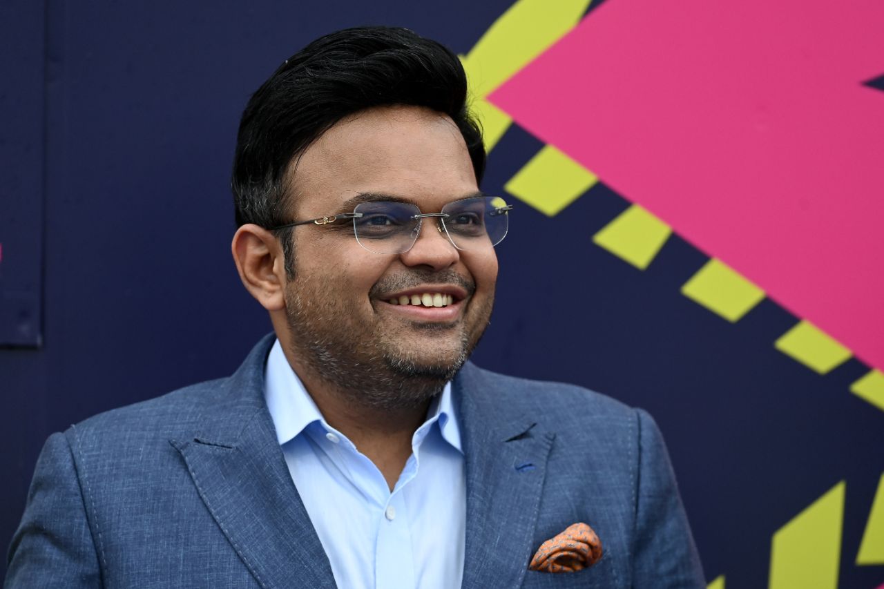 Jay Shah, BCCI's former secretary and current ICC chair, pictured after India's victory in the Men's T20 World Cup, South Africa vs India, Barbados, June 29, 2024