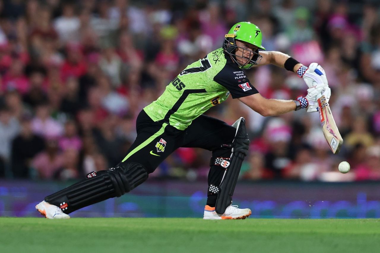 Sam Billings square drives, Sydney Sixers vs Sydney Thunder, Challenger, BBL, Sydney, January 24, 2025
