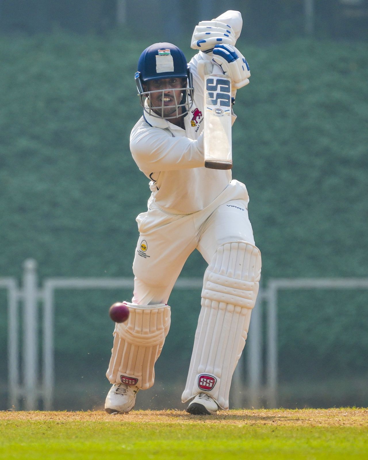 Tanush Kotian scored a half-century from No. 9, Mumbai vs Jammu and Kashmir, Sharad Pawar Cricket Academy, day 2, Ranji Trophy, January 24, 2025