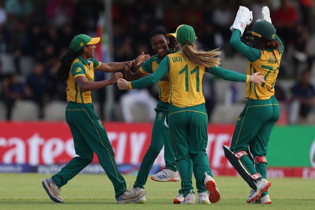 Monalisa Legodi rattled Ireland, South Africa vs Ireland, Women's Under-19 T20 World Cup, Super Six, Kuching, January 25, 2025