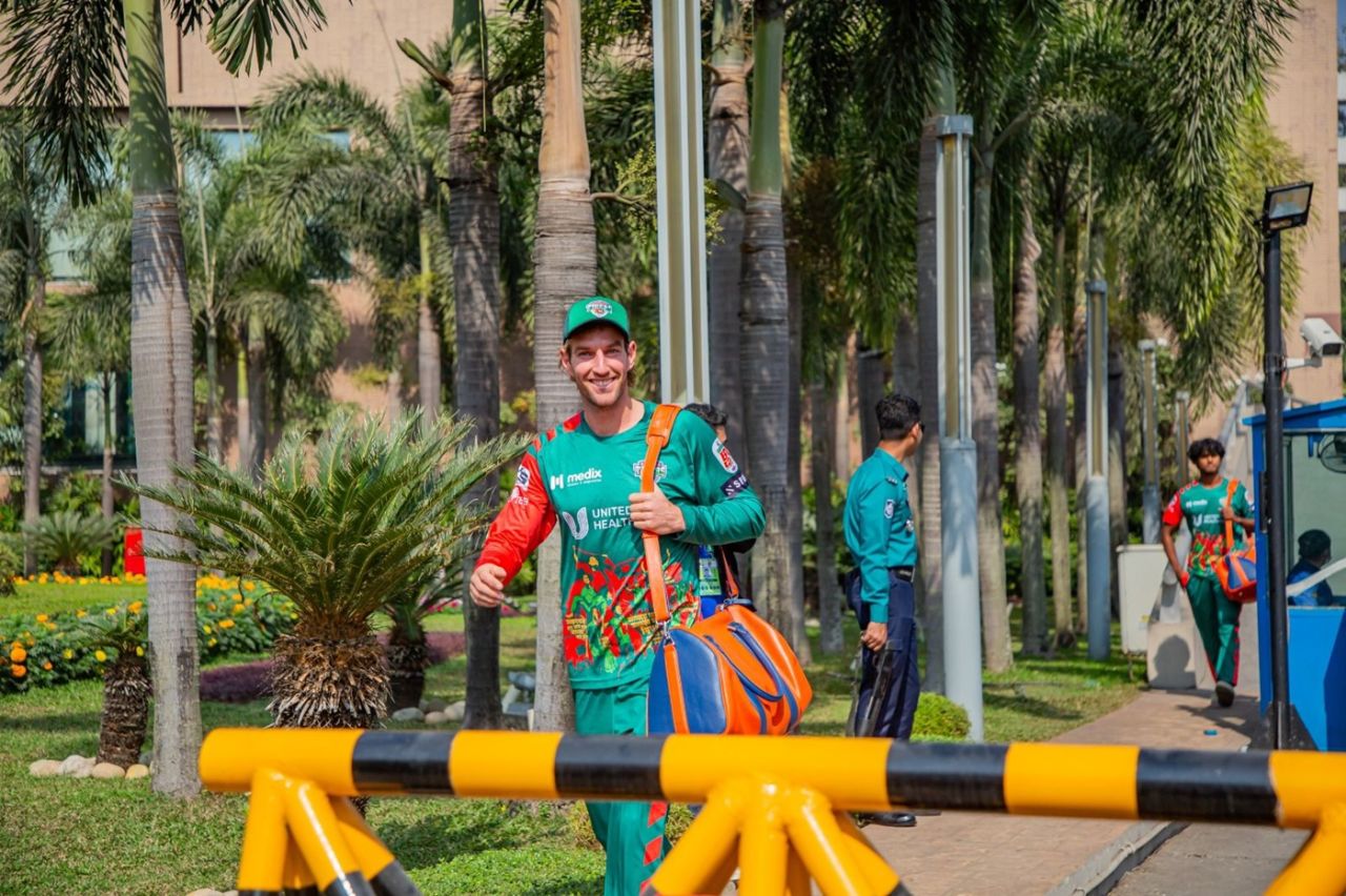 William Bosisto at the Bangladesh Premier League