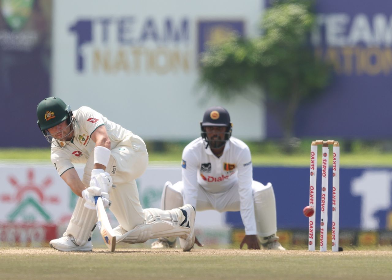Josh Inglis got off to a solid start on debut, Sri Lanka vs Australia, 1st Test, Galle, 2nd day, January 30, 2025