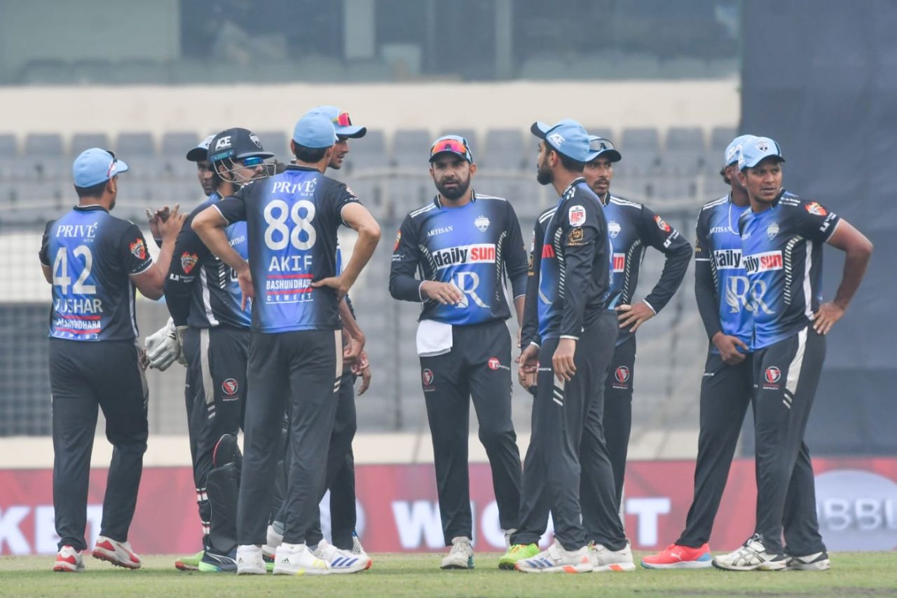 Rangpur Riders celebrate a wicket, Khulna Tigers vs Rangpur Riders, BPL, Mirpur, January 30, 2025