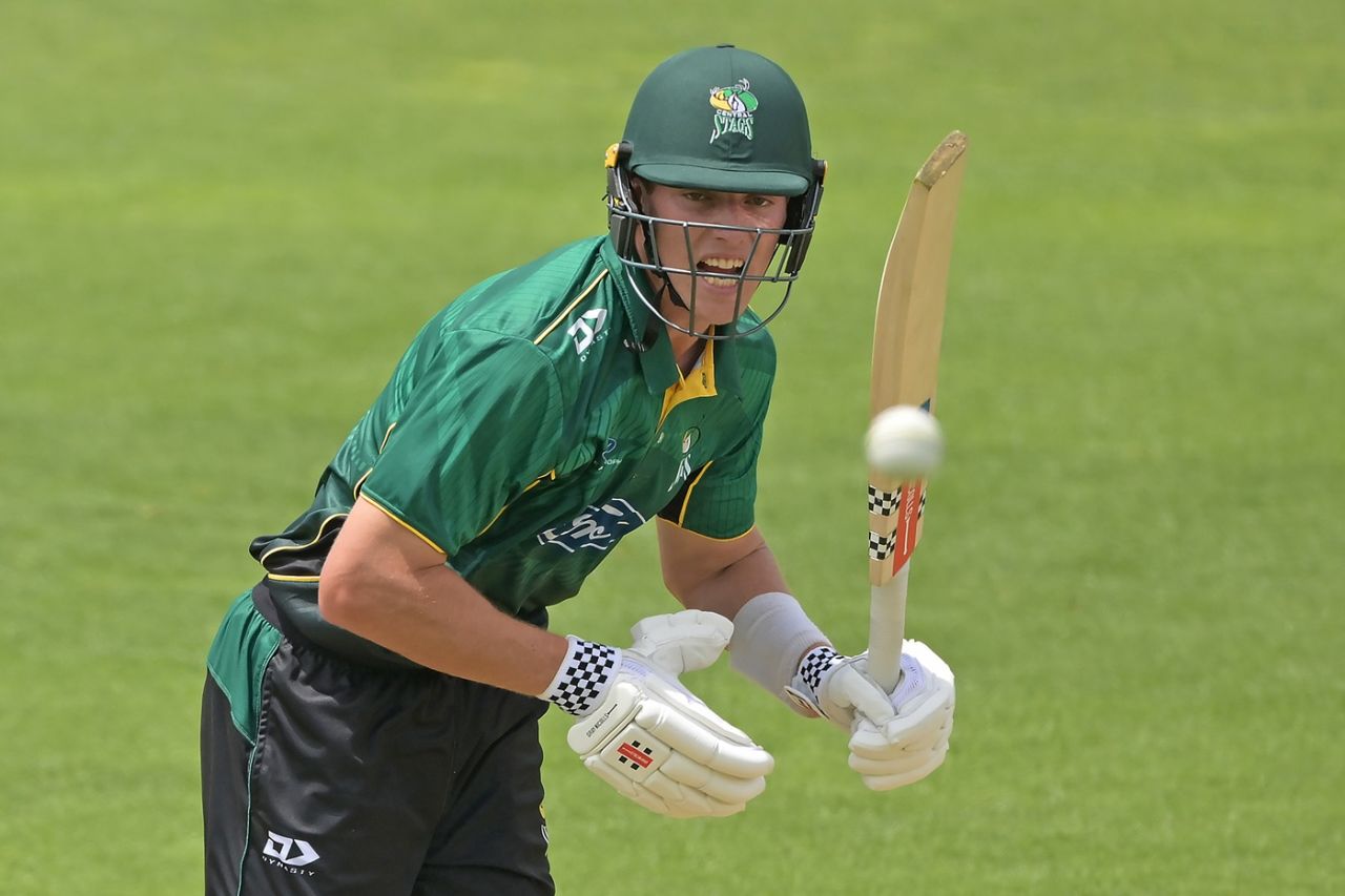 Jack Boyle in action for Central Districts, December 18, 2022, Napier