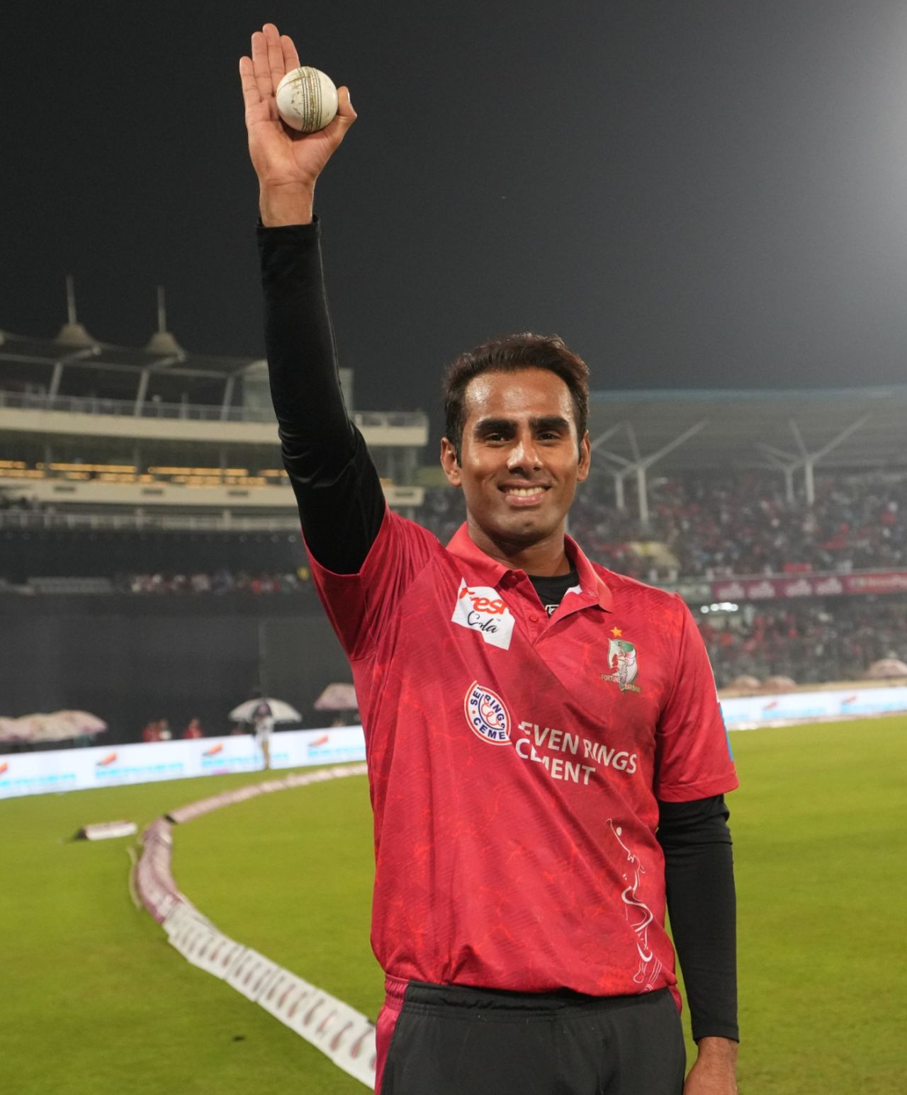 Mohammad Ali was wrecker-in-chief of Chittagong Kings, with figures of 4-0-24-5, Chittagong Kings vs Fortune Barishal, Bangladesh Premier League, BPL 2024-25, Qualifier 1, Dhaka, February 3, 2025