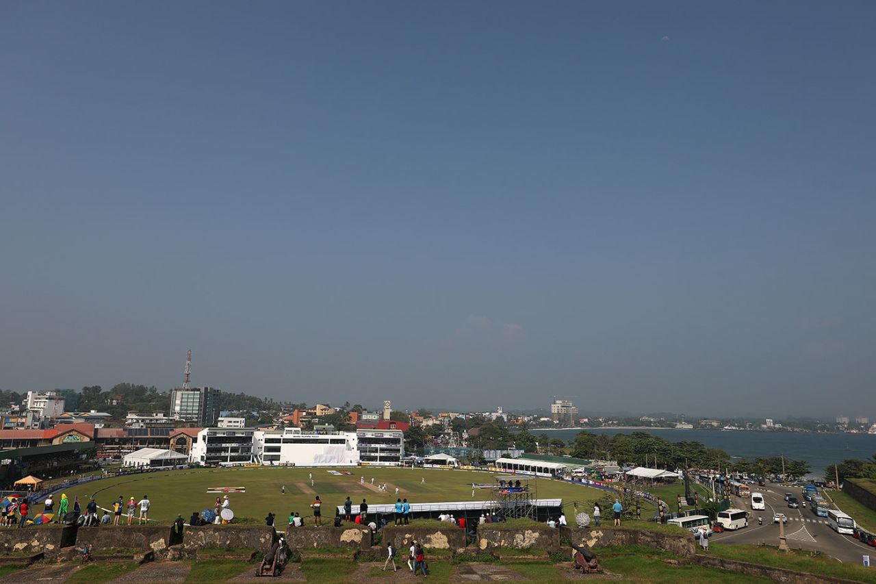 A general view over Galle during the second Test, Sri Lanka vs Australia, 2nd Test, Galle, 1st day, February 6, 2025