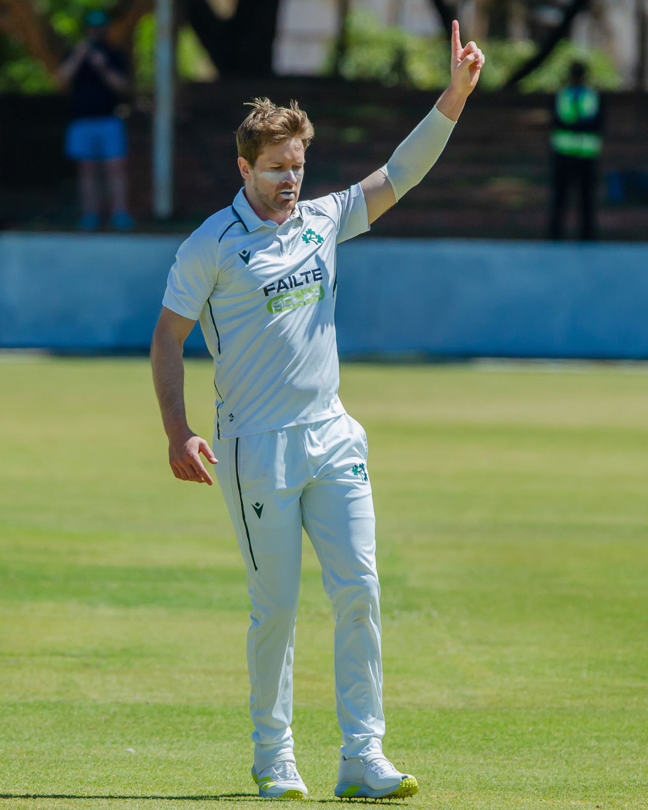 Barry McCarthy took the first three wickets of Zimbabwe's first innings, Zimbabwe vs Ireland, Only Test, Day 2, Bulawayo, February 7, 2025
