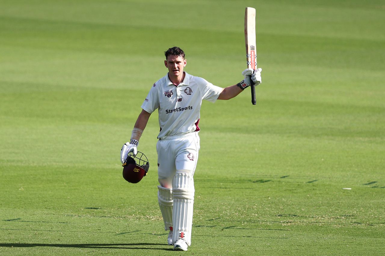 Jack Clayton guided Queensland with a century, Queensland vs New South Wales, Sheffield Shield, Gabba, February 8, 2025