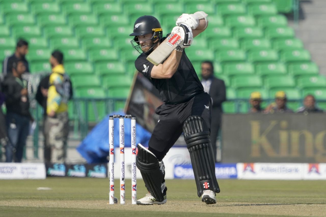 Kane Williamson took his time to get going, Pakistan vs New Zealand, Lahore, Pakistan tri-series, February 8, 2025