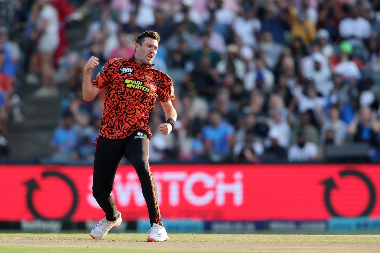 Craig Overton gave Sunrisers Eastern Cape their first breakthrough, MI Cape Town vs Sunrisers Eastern Cape, final, SA20, Johannesburg, February 8, 2025