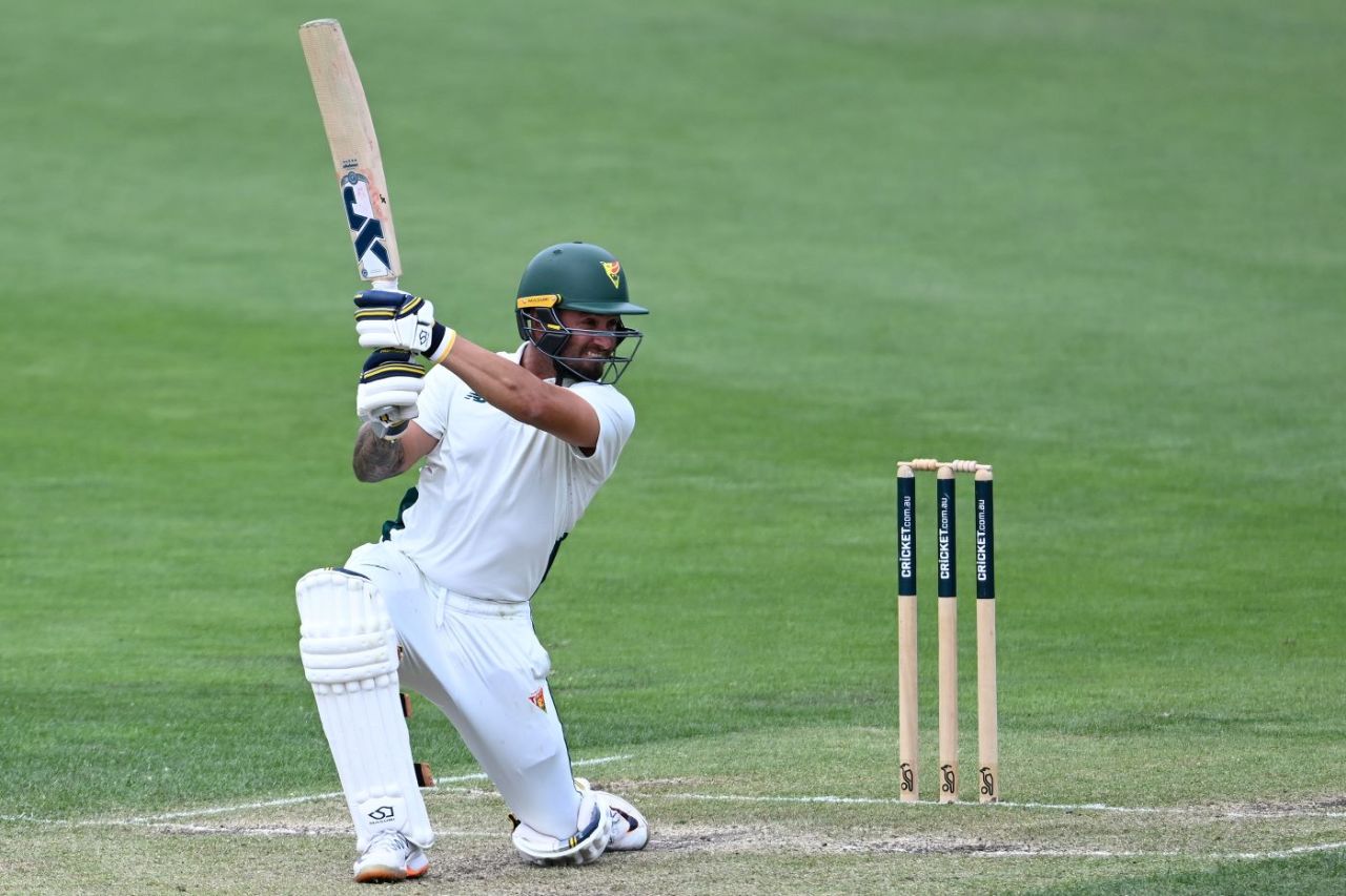 Jake Weatherald made a stunning 155, Tasmania vs Victoria, Sheffield Shield, Hobart, February 10, 2025