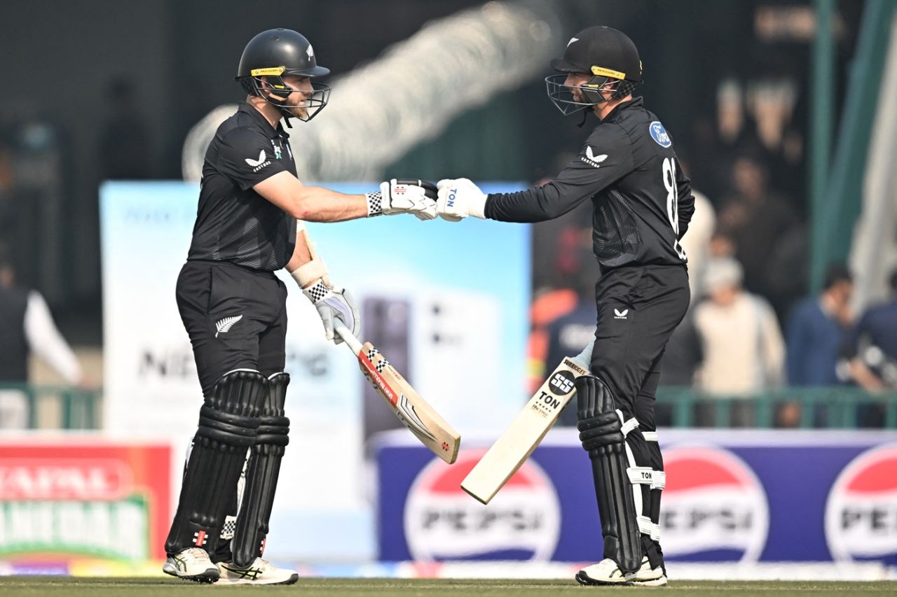 Kane Williamson and Devon Conway kept New Zealand steady, New Zealand vs South Africa, Pakistan tri-series, Lahore, February 10, 2025
