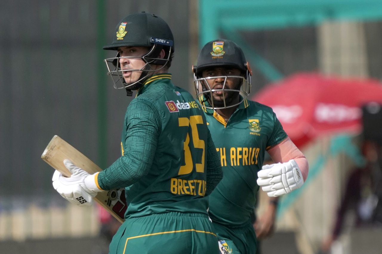 Matthew Breetzke and Temba Bavuma kept Pakistan at bay, Pakistan vs South Africa, Karachi, ODI tri-series, February 12, 2025