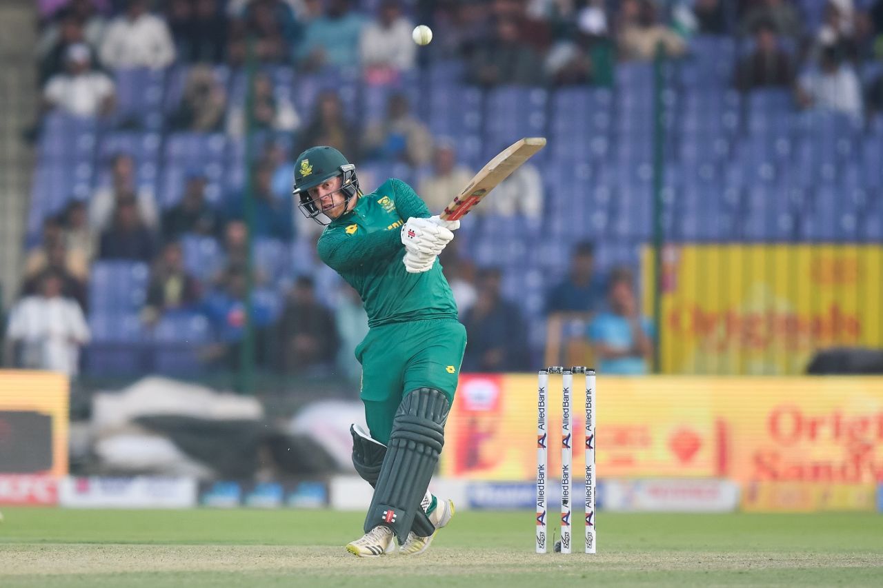 Kyle Verreynne goes big, Pakistan vs South Africa, ODI tri-series, Karachi, February 12, 2025