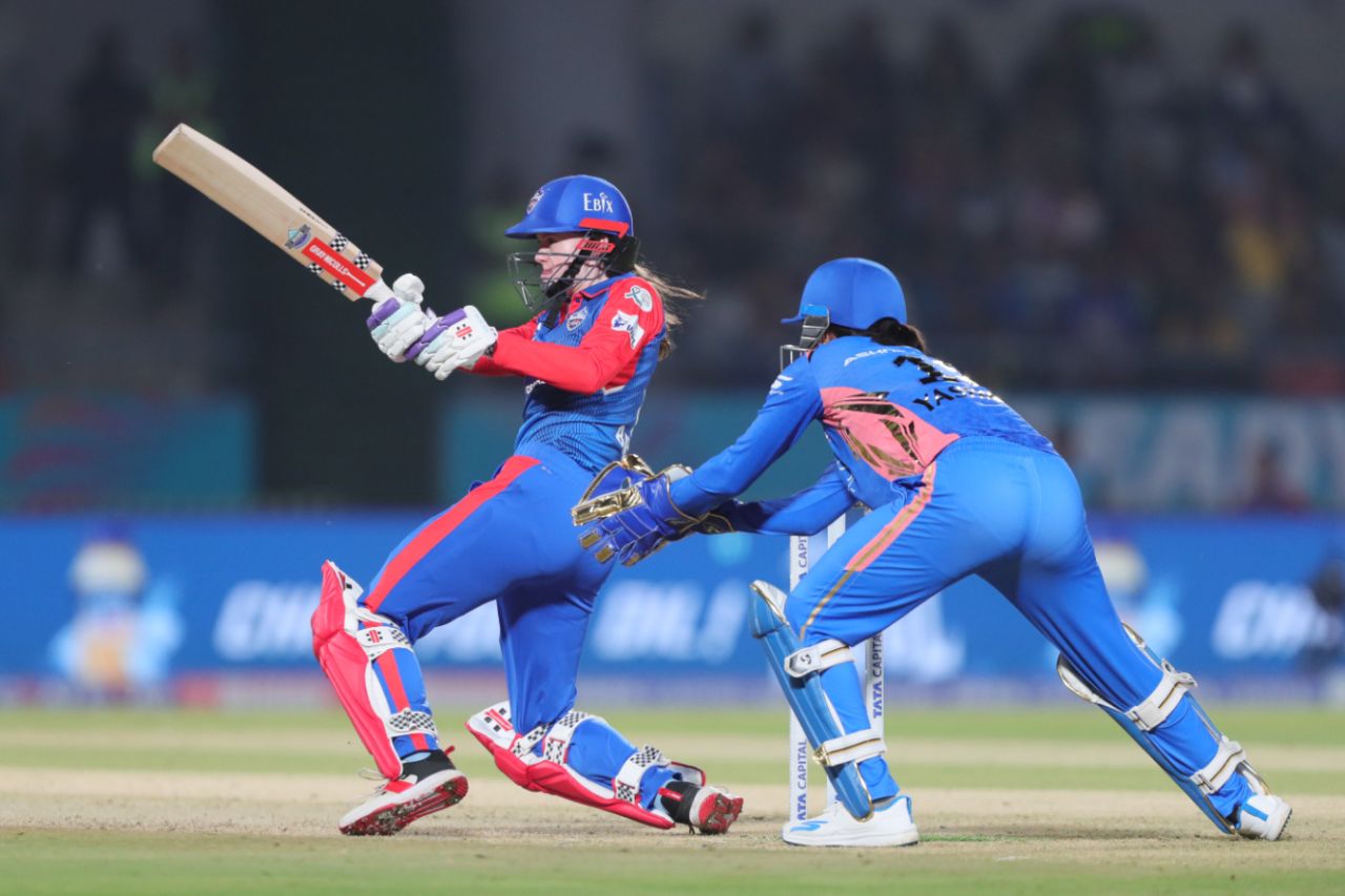 Sarah Bryce whacked 21 off 10, Mumbai Indians vs Delhi Capitals, WPL 2025, Vadodara, February 15, 2025