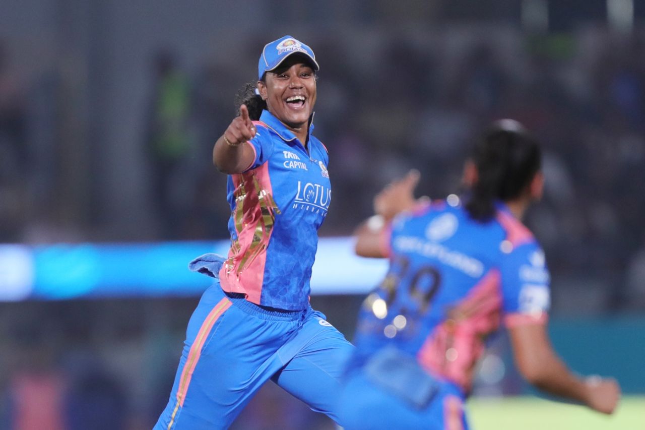 Hayley Matthews starred with three wickets, Gujarat Giants vs Mumbai Indians, WPL 2025, February 18, 2025
