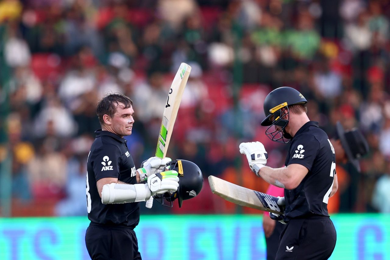 Tom Latham scored his eighth ODI hundred, Pakistan vs New Zealand, ICC Men's Champions Trophy, Karachi, February 19, 2025