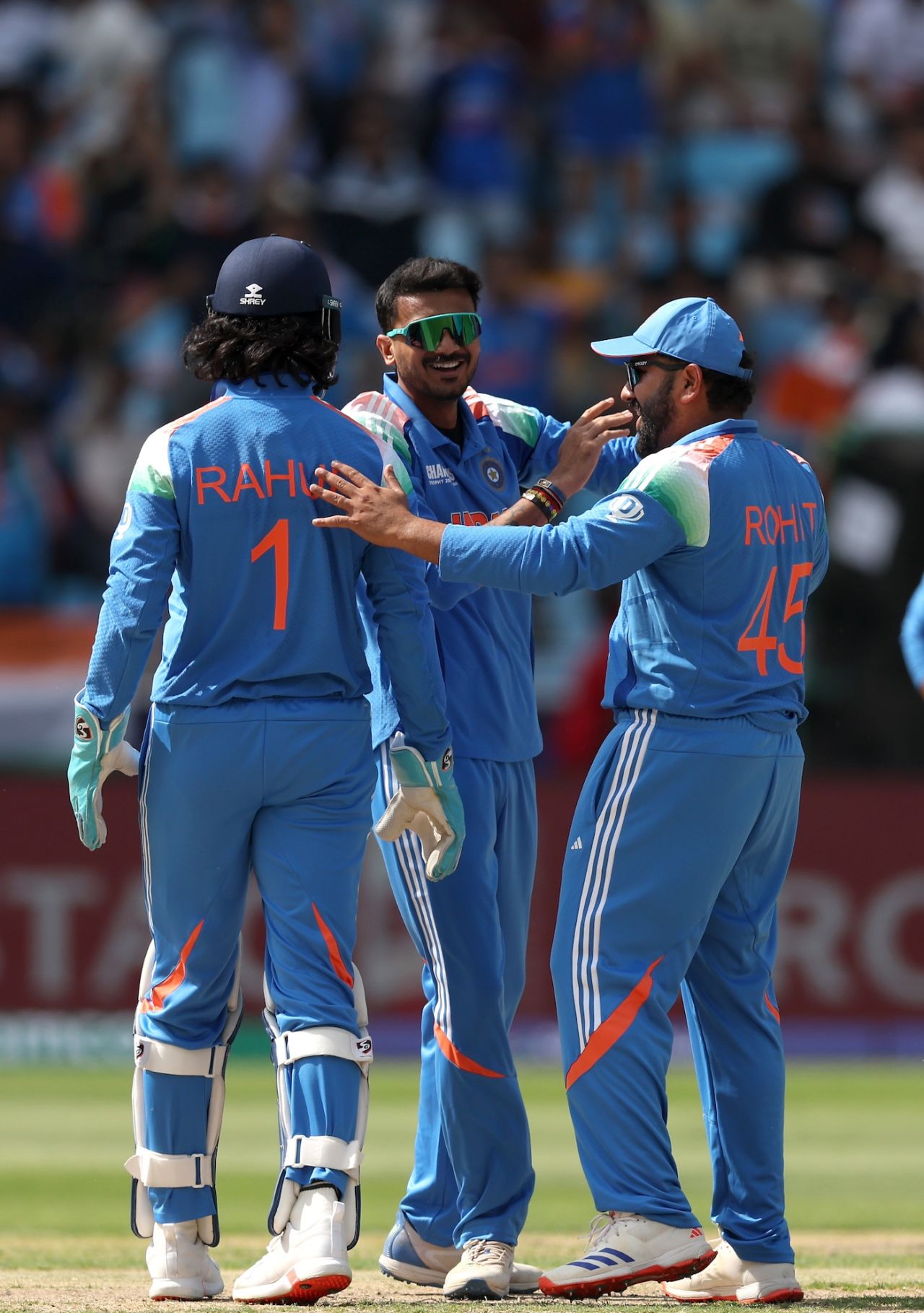 Axar Patel got back-to-back wickets when he sent back Mushfiqur Rahim, Bangladesh vs India, Champions Trophy, Dubai, February 20, 2025