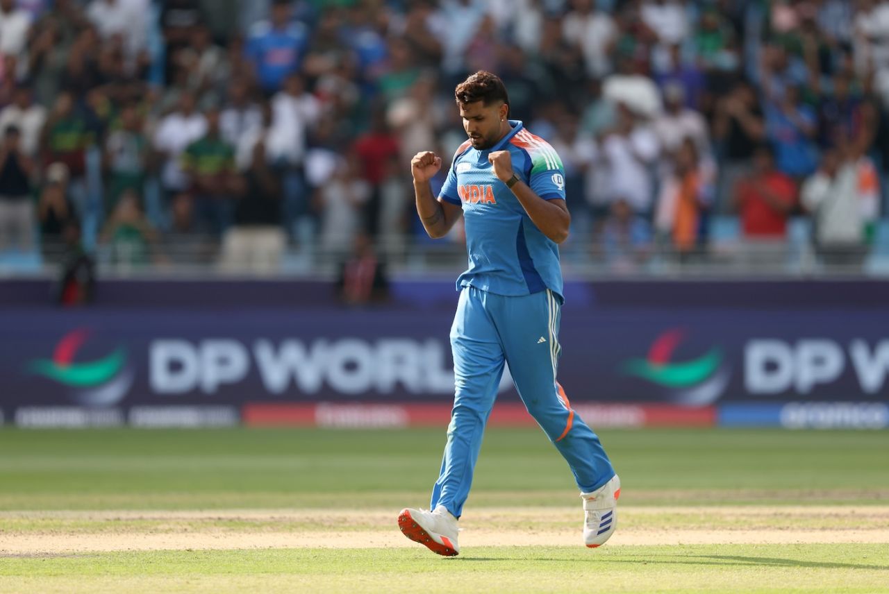 Harshit Rana struck at the start and at the end, Bangladesh vs India, Champions Trophy, Dubai, February 20, 2025