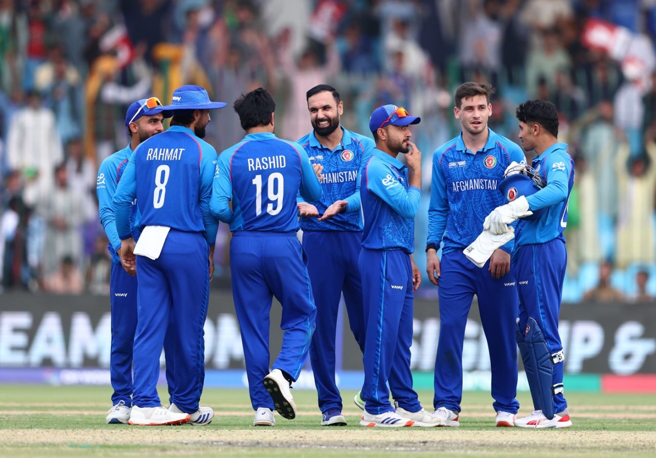 Mohammad Nabi removed Temba Bavuma, Afghanistan vs South Africa, Champions Trophy, Karachi, February 21, 2025