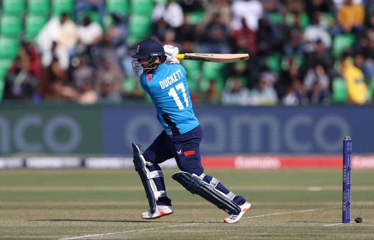 Ben Duckett batted firmly in the powerplay, Australia vs England, ICC Champions Trophy, Lahore, February 22, 2025