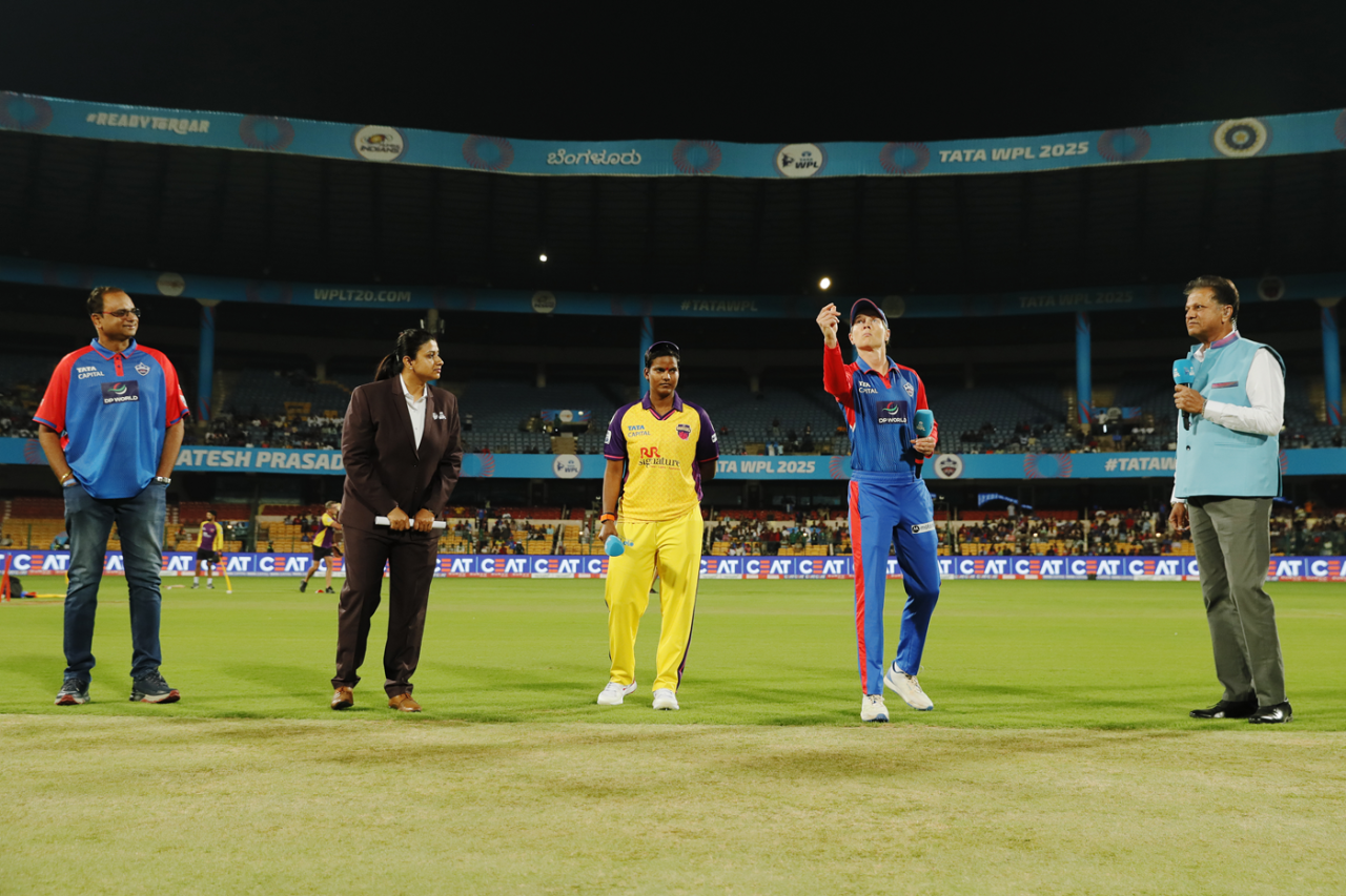 The Delhi Capitals captain Meg Lanning won the toss and elected to field, Delhi Capitals vs UP Warriorz, WPL 2025, Bengaluru, February 22, 2025