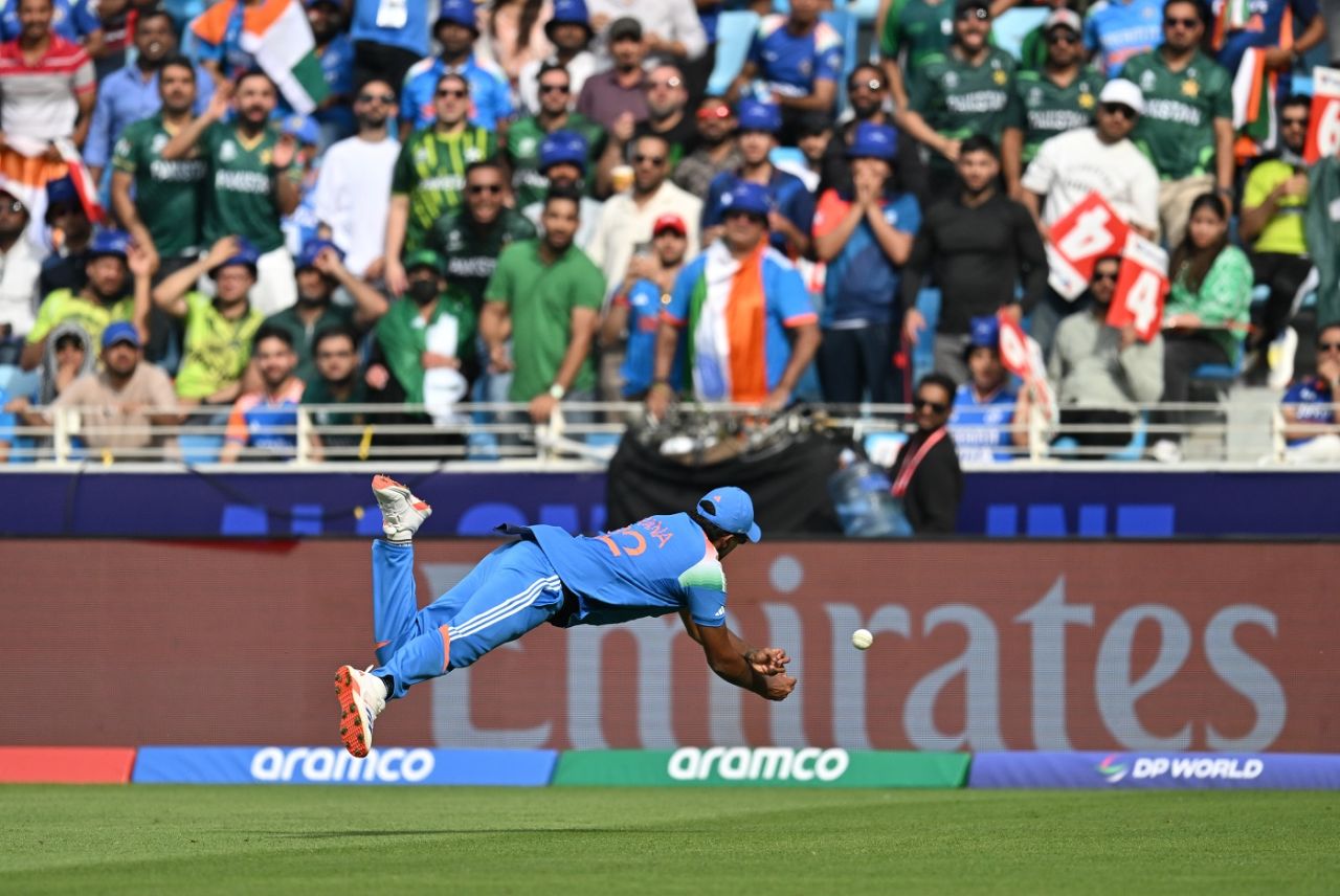Harshit Rana dropped Mohammad Rizwan on 44, Pakistan vs India, Dubai, Champions Trophy, February 23, 2025