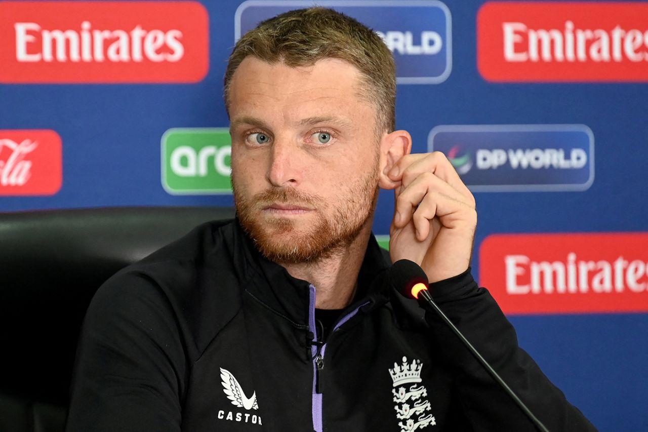 Jos Buttler addresses the media in Lahore, England training, Gaddafi Stadium, Champions Trophy, February 25, 2025