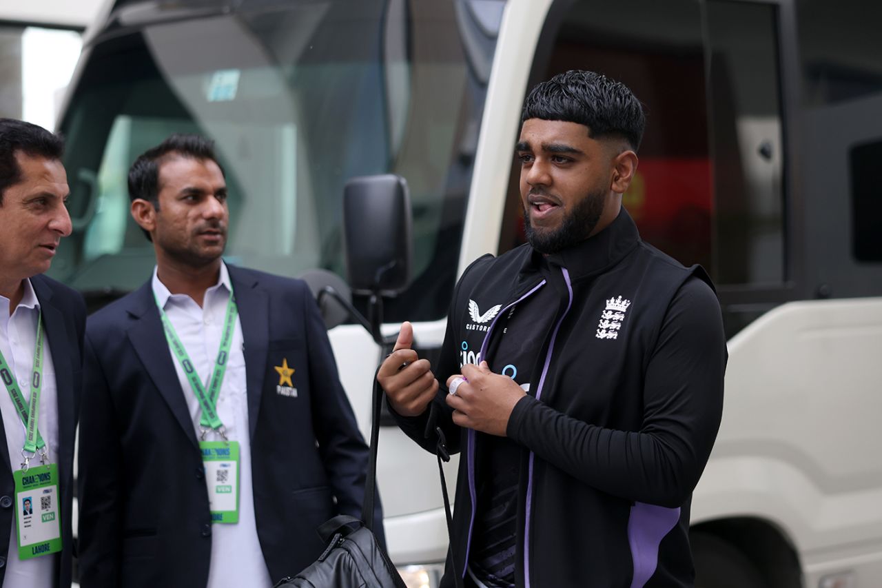 Rehan Ahmed has arrived in Pakistan as Brydon Carse's replacement, England vs Afghanistan, Gaddafi Stadium, Lahore, ICC Champions Trophy, February 26, 2025