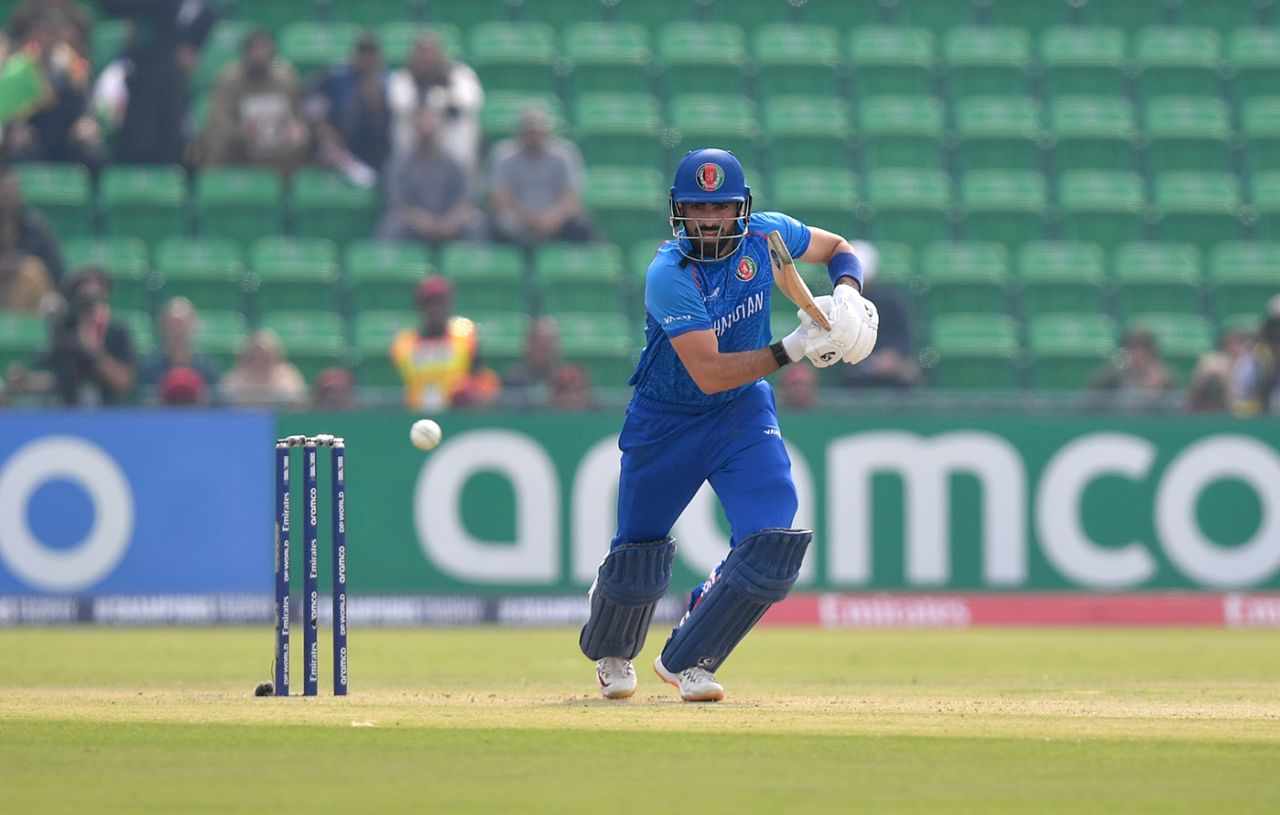 Ibrahim Zadran stood firm as Afghanistan lost early wickets, England vs Afghanistan, Gaddafi Stadium, Lahore, ICC Champions Trophy, February 26, 2025