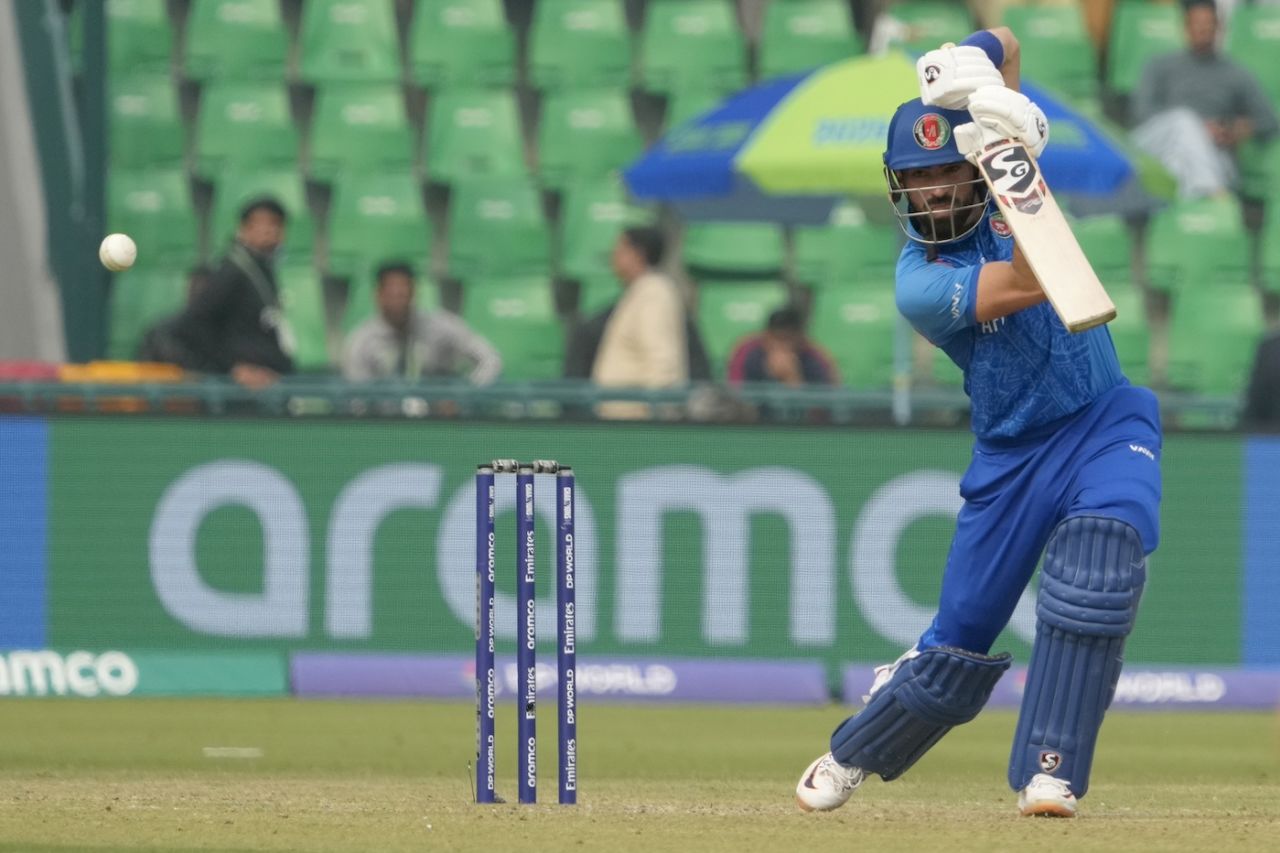 Ibrahim Zadran played some pleasing shots up top, Afghanistan vs Australia, Champions Trophy, Lahore, February 28, 2025