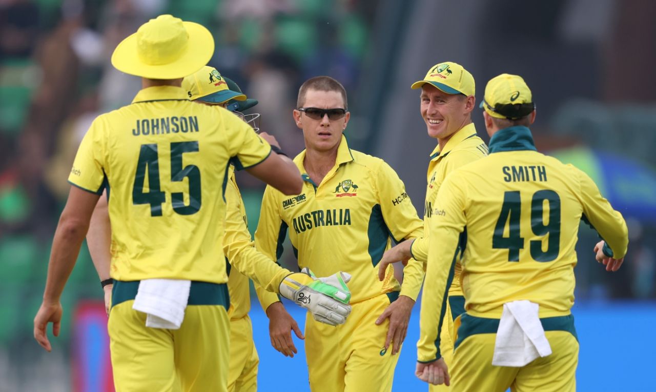 Adam Zampa was instrumental as Australia wrested control back from Afghanistan, Afghanistan vs Australia, Champions Trophy, Lahore, February 28, 2025